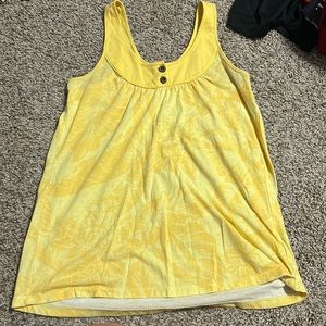 yellow roxy tank top